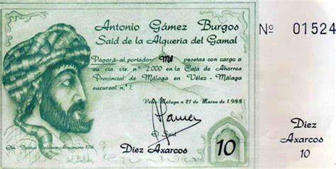 Billete de 10 Axarco